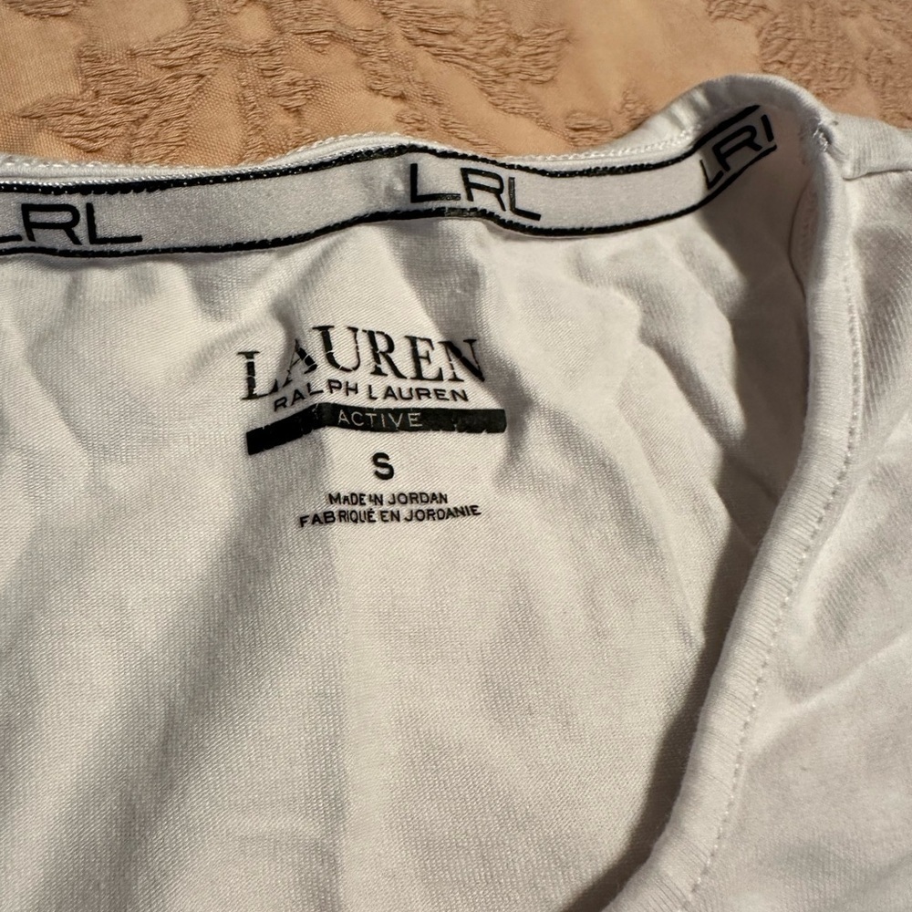 Ralph Lauren matching black and white tank, sweatpants, and jacket workout set - Picture 4 of 8